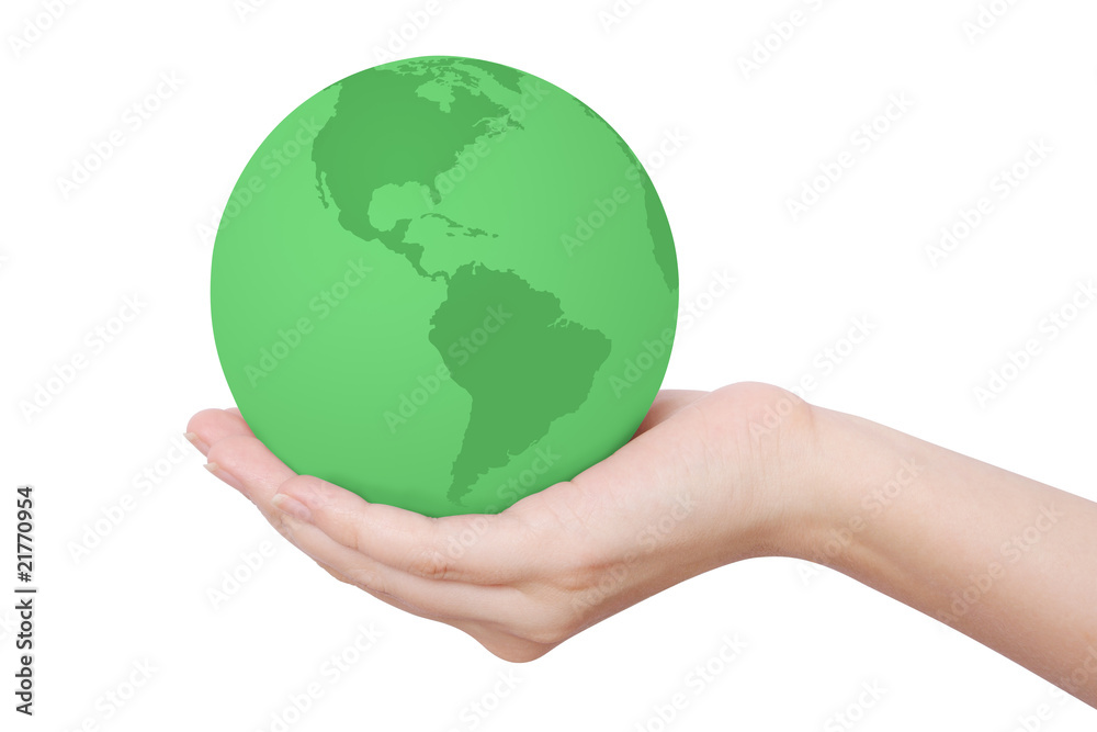 globe in hand globe in hand