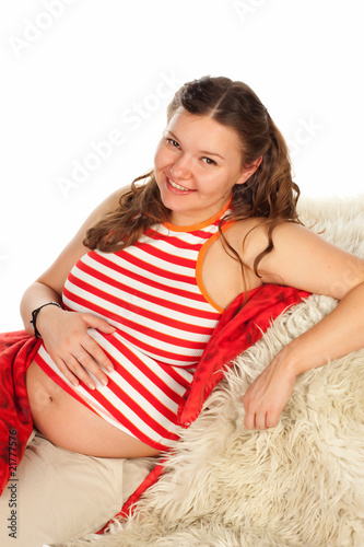 Pregnant Smiling Woman