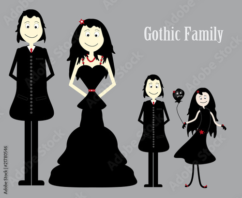 Gothic Family photo