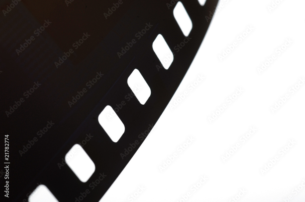 Obraz premium Film on a white background