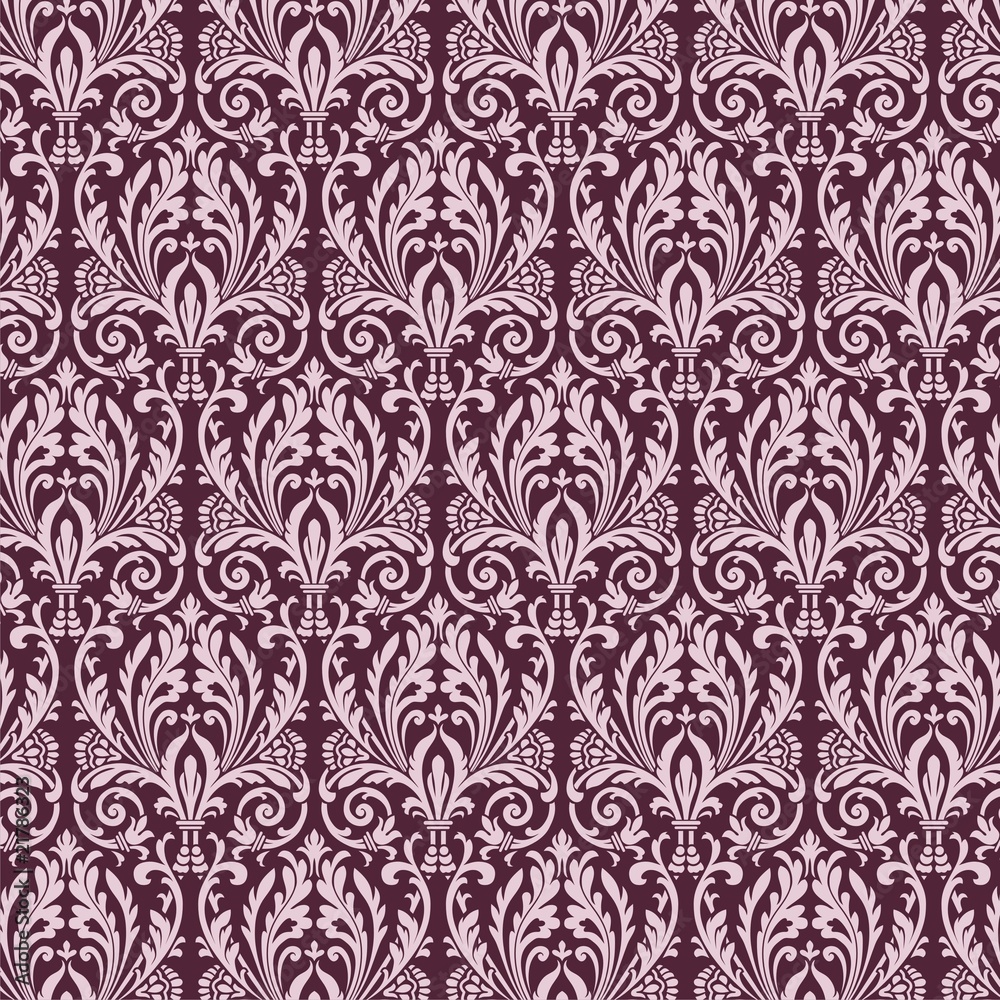 Fototapeta premium Seamless Damask wallpaper