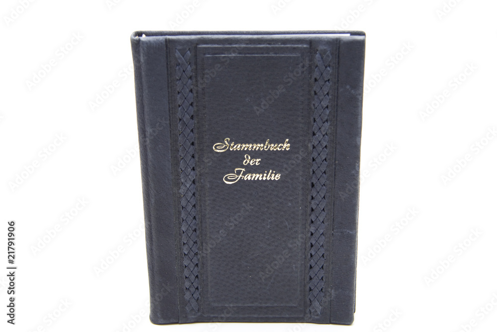 Naklejka premium Familien Stammbuch