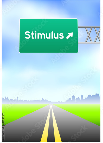 Stimulus Highway Sign