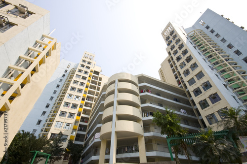 Photography Hong Kong public housing apartment block