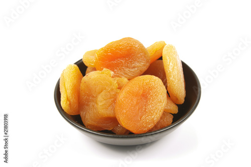 Dried Apricots in a Bowl