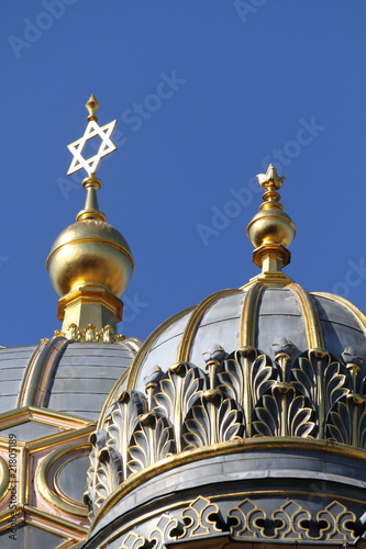 Canvas Print Jüdische Synagoge in berlin