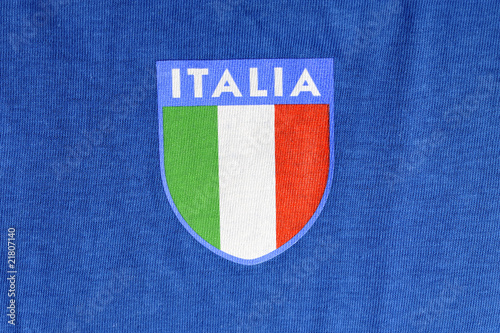 scudetto maglia italia azzurra photo