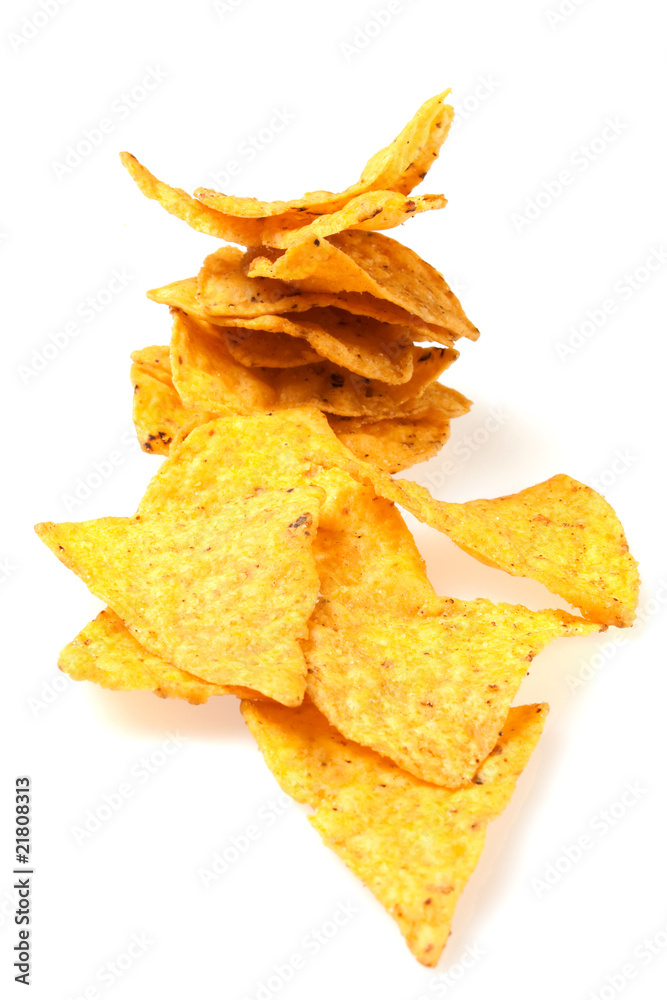 Naklejka premium Tortilla chips slices