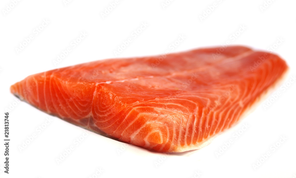 fresh salmon steak