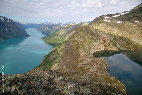 Der Besseggengrat in Norwegen