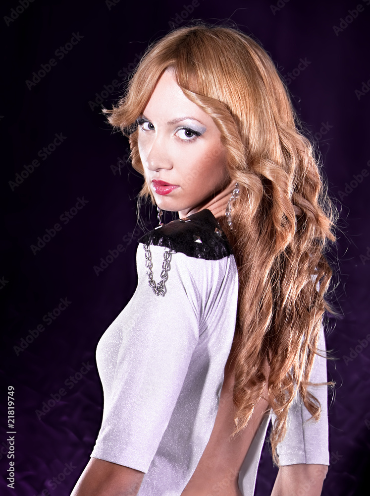 Fototapeta premium Portrait of elegant woman
