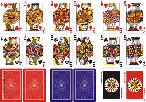 playing cards jack queen king