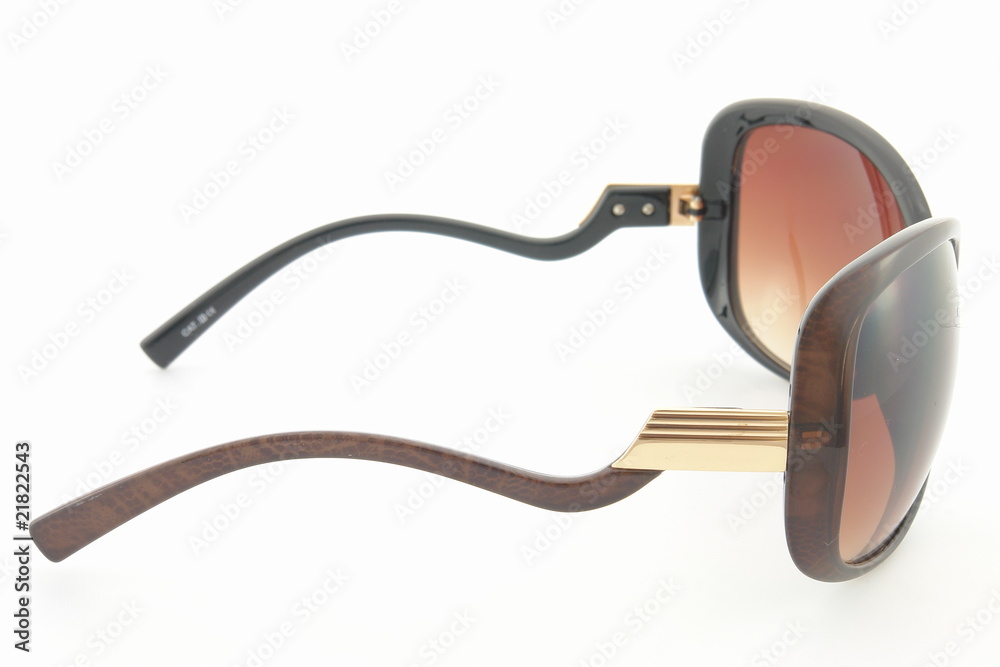 Lunettes de soleil marron et or Lunettes de soleil marron et or