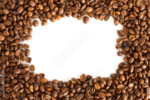 frame of Coffee beans