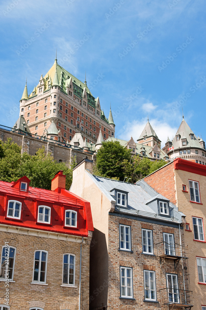 Fototapeta premium Spojrzenie na Quebec City
