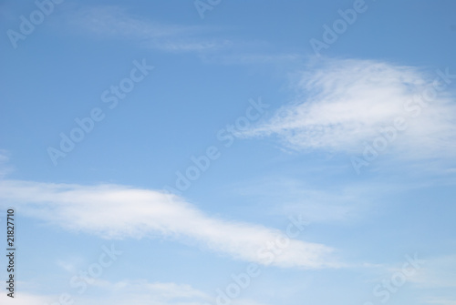 Soft white clouds against blue sky