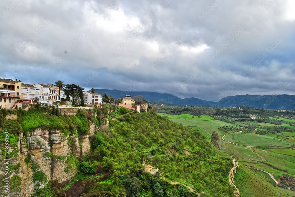 Naklejka premium Ronda, su paisaje.