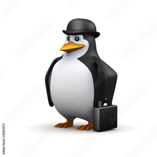 Bowler hatted penguin © Steve Young