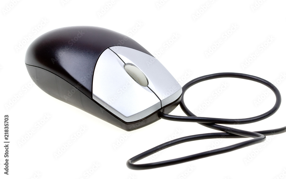 Close-up computer mouse isolated on white Close-up computer mouse isolated on white