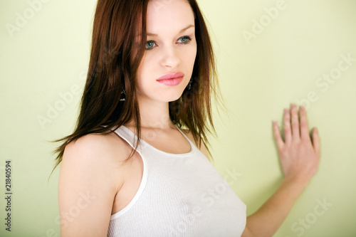 White tank top