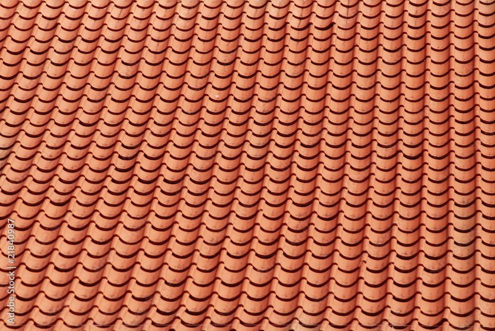 piece of red tile