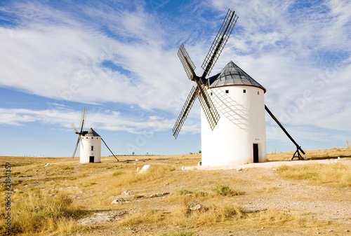 windmills, Campo de Criptana, Castile-La Mancha, Spain