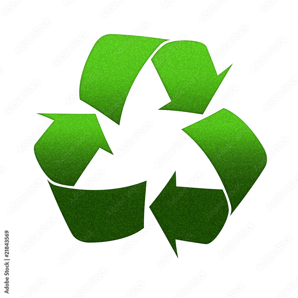 Obraz premium recyclage ecologie symbole