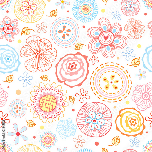 Floral seamless pattern