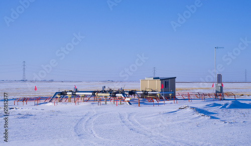 Natural Gas Metering Station & valve header