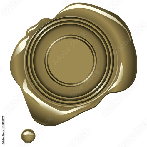 Gold Wax Seal