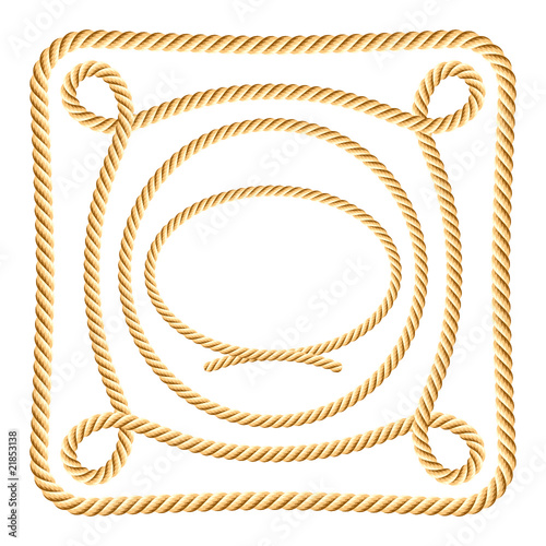 Set of rope elements. Vector.