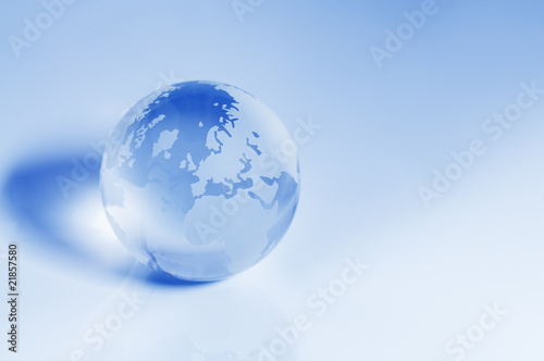 Crystal Globe - Europe and Africa