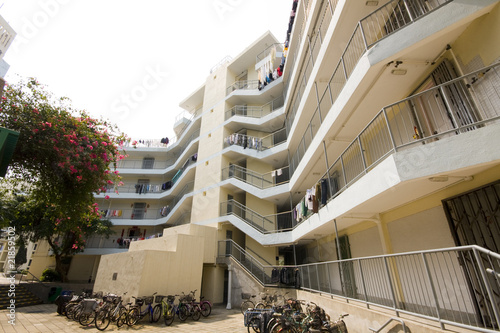 public housing apartment block photo