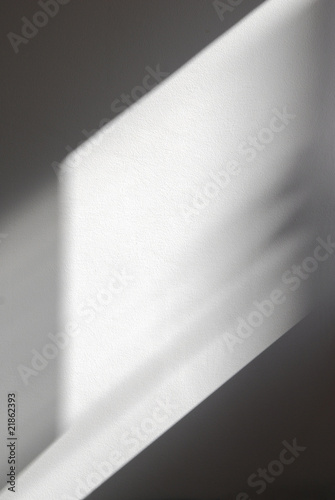 light on white wall