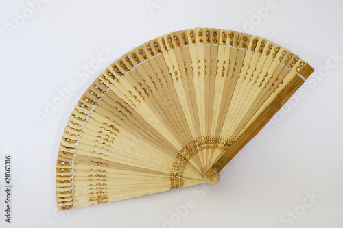 African Tribal Wooden Fan
