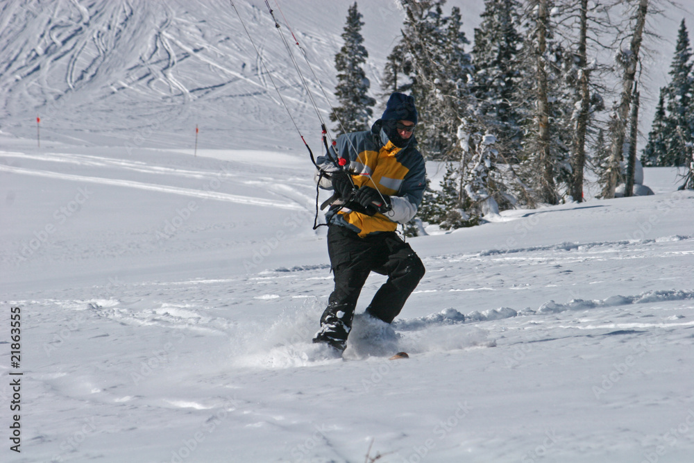 kite skier