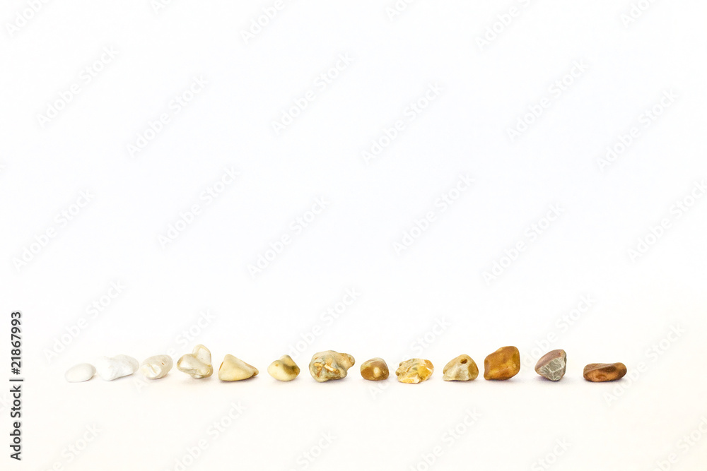 Row of Stones and Pebbles Row of Stones and Pebbles