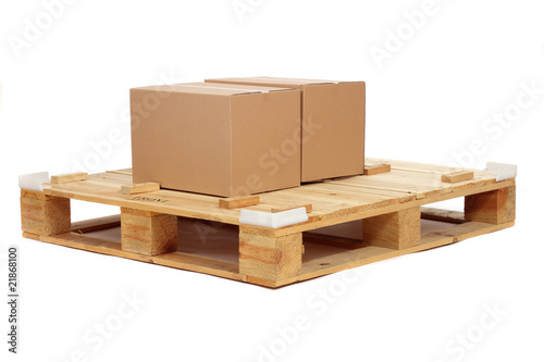 wooden shipping pallet