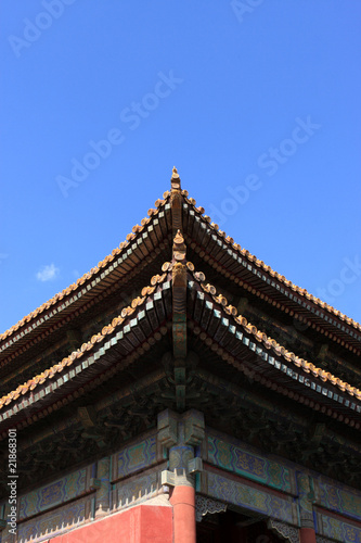 Double canopy of temple