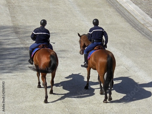 Paris, Gendarmerie à cheval
