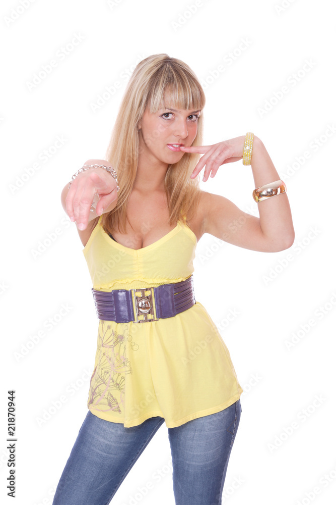 Beautiful young woman