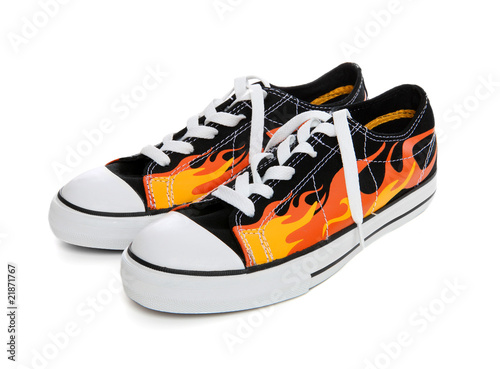 Flame Sneakers (Tennis Shoes)