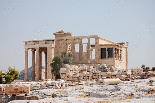 The Erechtheum - ancient Greek temple on the Acropolis