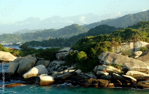 Tropical Beach Caribbean Coast Colombia
