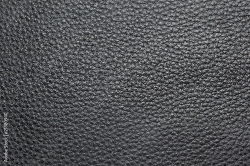 Texture of black leather.