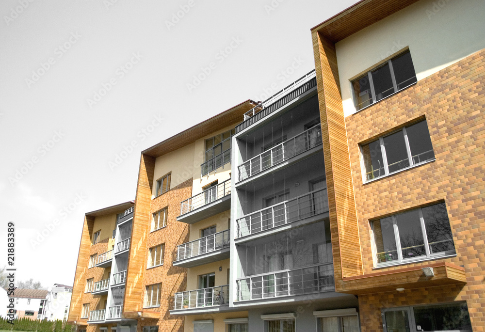 Fototapeta premium The modern living house