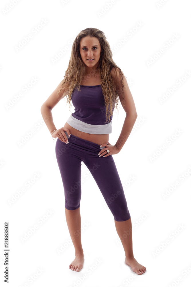 Fototapeta premium Teenager im Fitness Look