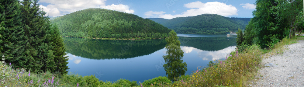 Talsperre in Thüringen, Deutschland