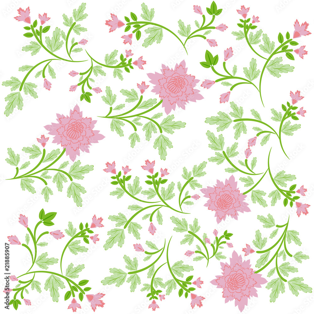 Seamless floral background Seamless floral background