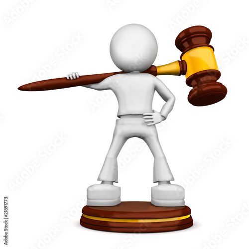 Fototapeta Naklejka Na Ścianę i Meble -  Anvil of the justice